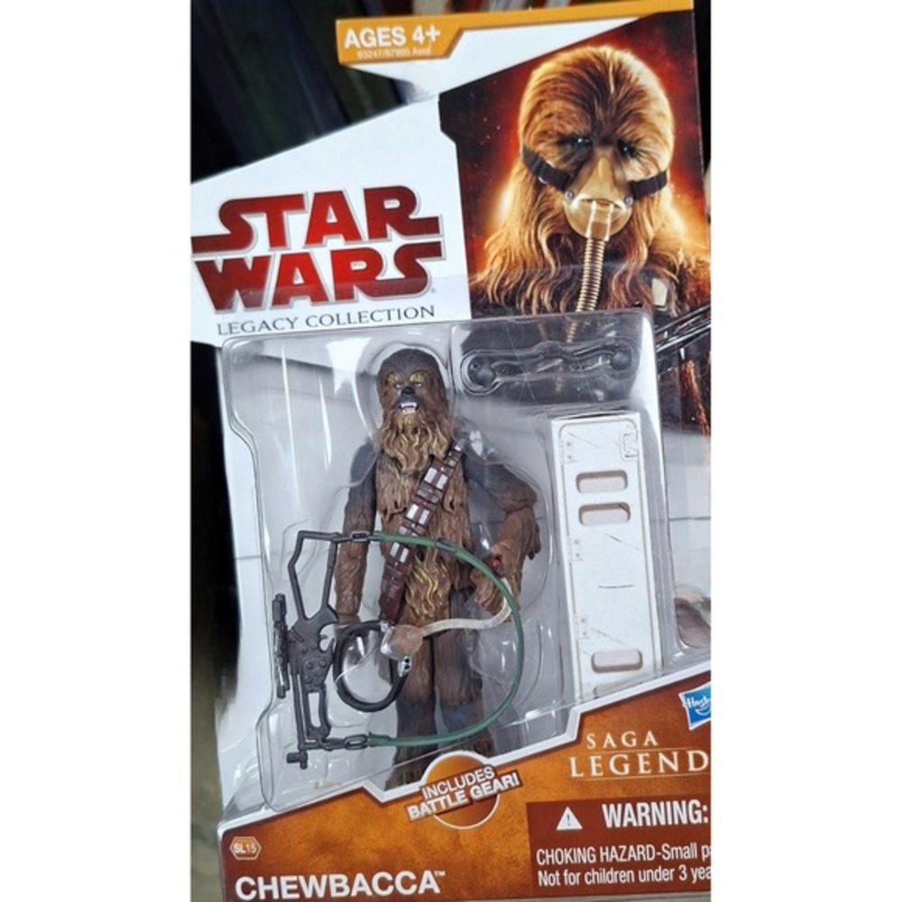 STAR WARS Chewbacca Action Figure Saga Legends Legacy Collection War Battle NEW